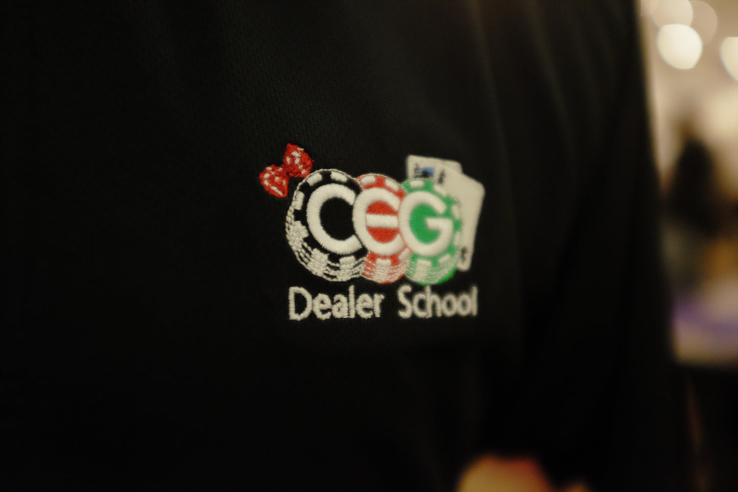 Premium CEG Dealer School Black Sport Polo