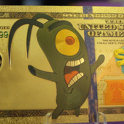 SpongeBob Gold Foil Bills