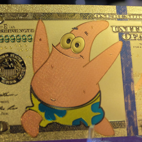 SpongeBob Gold Foil Bills