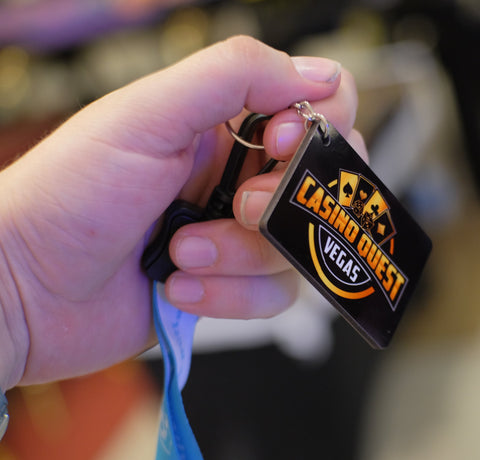 Large CQ Logo Keychain