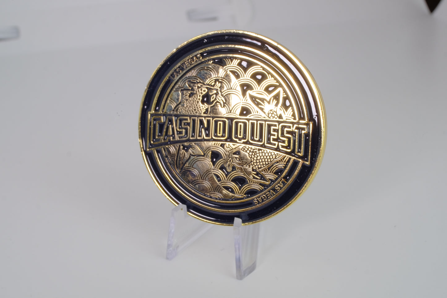 Casino Quest Koi Challenge Coin