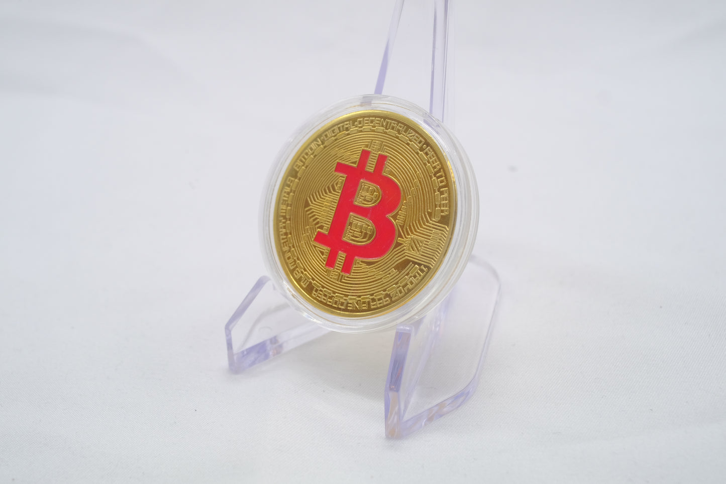 Bitcoin Coin Red Letter B
