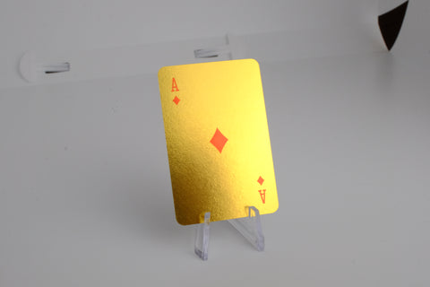 Mini Gold Foil Playing Cards