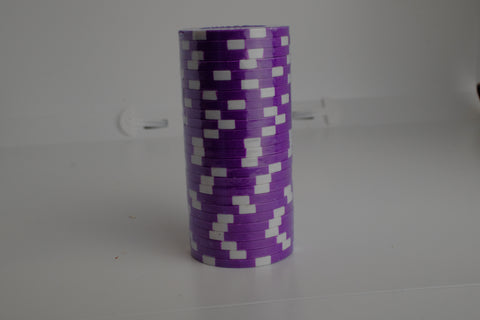 25 Count Dice Suit Chip Sleeve