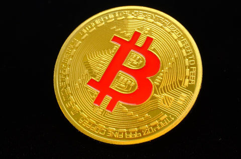 Bitcoin Coin Red Letter B