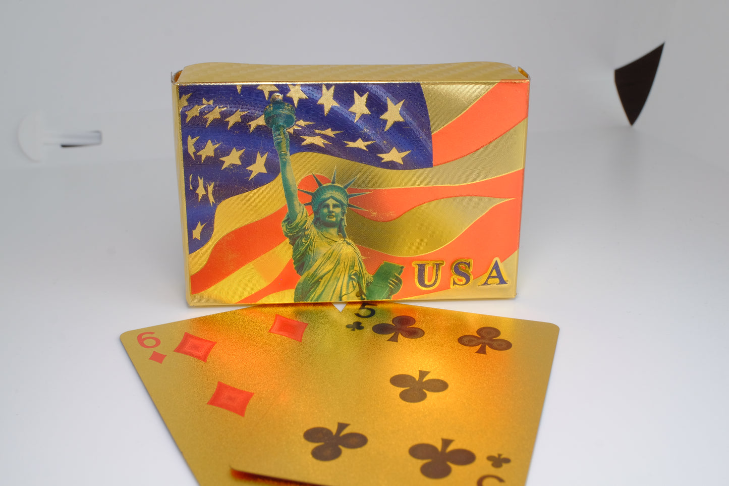 24K Gold Foil Liberty Playing Cards