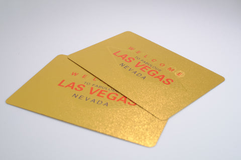 24K Gold Foil Fabulous Las Vegas Playing Cards