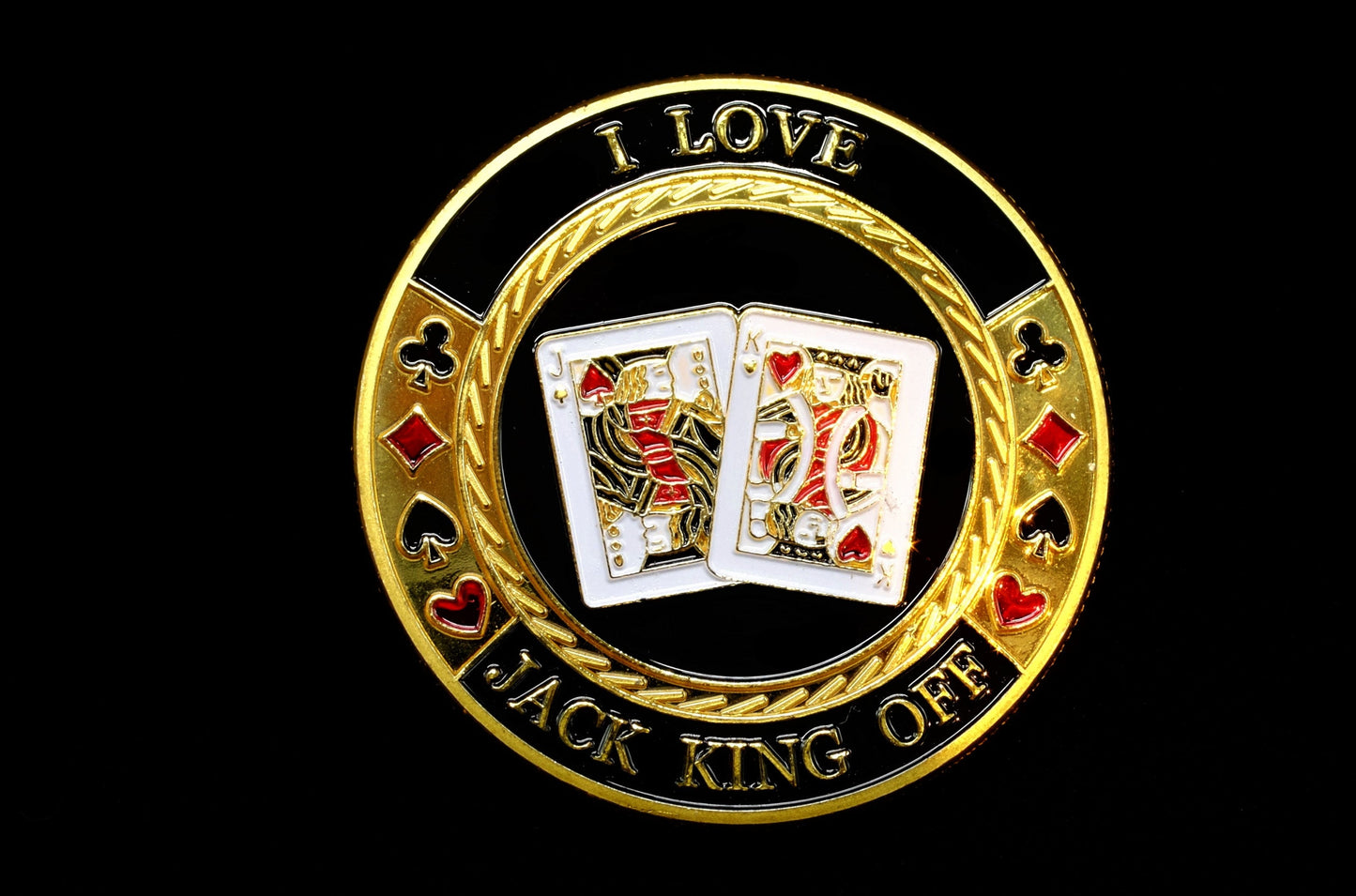 I Love Jack King Off Poker Card Protector