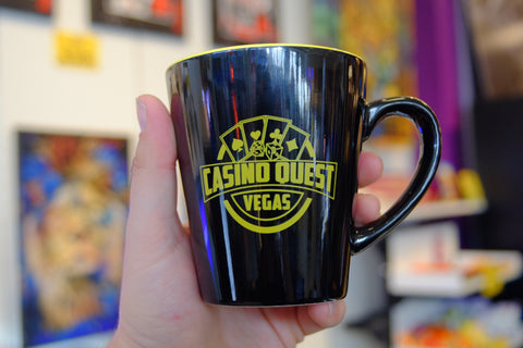 Casino Quest Black & Gold Mug