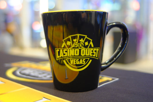 Casino Quest Black & Gold Mug