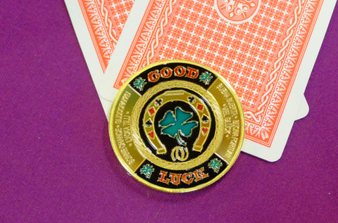 Good Luck Clover Coin Card Protector