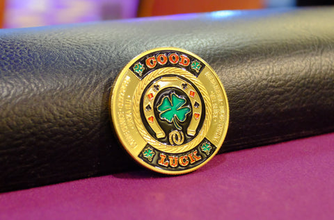 Good Luck Clover Coin Card Protector