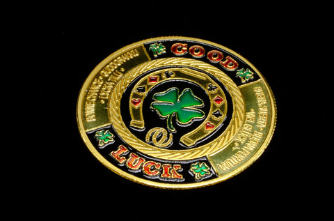 Good Luck Clover Coin Card Protector