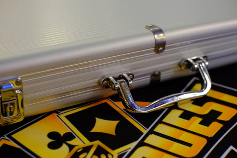 Silver Metal Poker Case