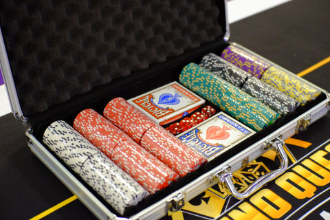 Silver Metal Poker Case