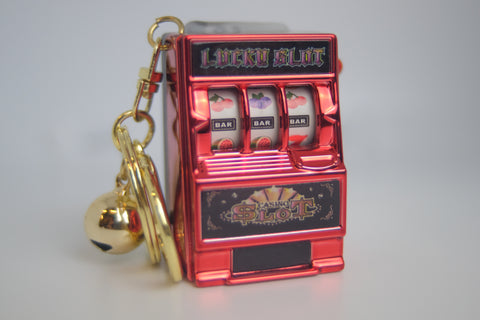 Mini Slot Machine Keychain