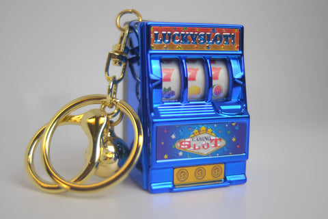 Mini Slot Machine Keychain