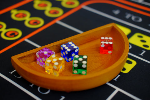 Wooden Dice Bowl