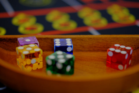 Wooden Dice Bowl