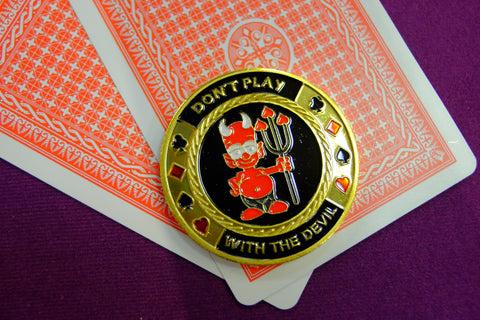 Don't Play With The Devil Challenge Coin