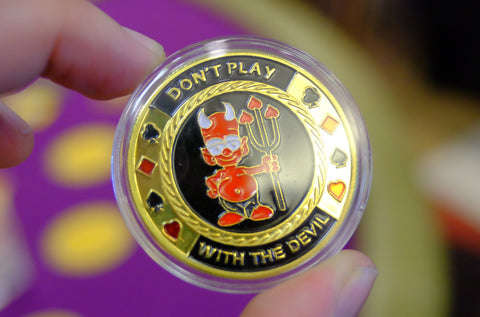 Don't Play With The Devil Challenge Coin