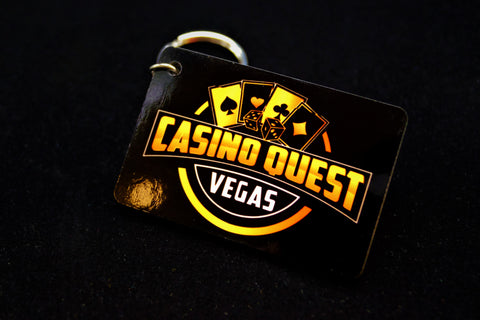 Large CQ Logo Keychain