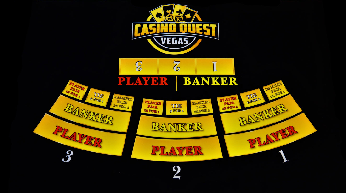 Baccarat Casino Quest Practice Layout