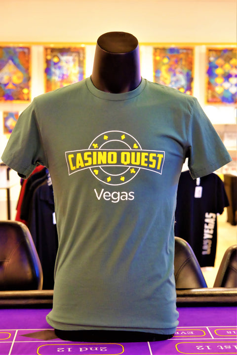 Casino Quest Vegas Green T-Shirt