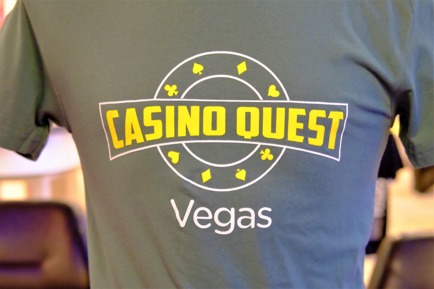Casino Quest Vegas Green T-Shirt