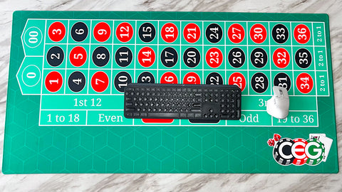 CEG Roulette Desk Mat 48" X 24"