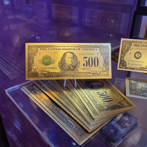 24K Gold Plated American Bill $500